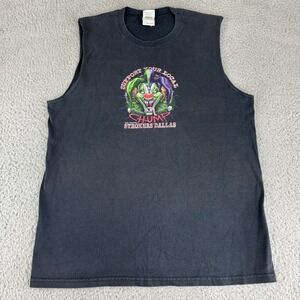 Support‎ Your Local Chump Rick Fairless Strokers Dallas Tank Top Mens Med Biker
